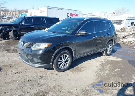 2015 Nissan Rogue Sv из США, поврежденный, VIN 5N1AT2MV9FC917759